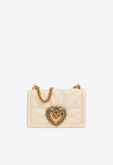 Dolce & Gabbana Medium Devotion Crossbody Bag Cream BB7158 AW437-8H000