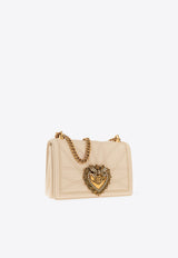 Dolce & Gabbana Medium Devotion Crossbody Bag Cream BB7158 AW437-8H000