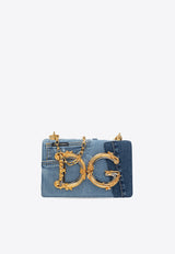 Dolce & Gabbana DG Girls Patchwork Denim Crossbody Bag Denim BB6498 AO621-8M800