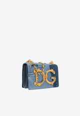 Dolce & Gabbana DG Girls Patchwork Denim Crossbody Bag Denim BB6498 AO621-8M800