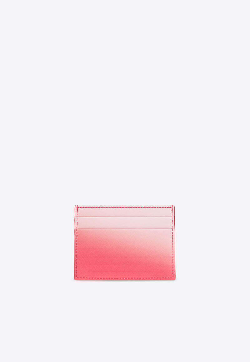 Dolce & Gabbana DG Logo Leather Ombre Cardholder Pink BI0330 AS204-HF5AC