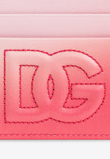 Dolce & Gabbana DG Logo Leather Ombre Cardholder Pink BI0330 AS204-HF5AC