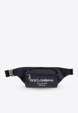 Dolce & Gabbana Logo Nylon Belt Bag Navy BM2218 AG182-8C653