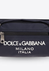 Dolce & Gabbana Logo Nylon Belt Bag Navy BM2218 AG182-8C653