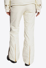 Balmain Logo Monogram Ski Pants Cream BF2PR030 XH66-GOZ