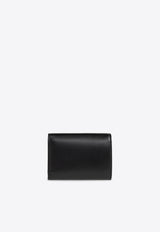 Dolce & Gabbana Embossed DG Logo Folded Wallet Black BI3276 AG081-80999