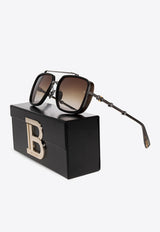 Balmain Officier Optical Glasses Brown BPS-108C-58 0-0