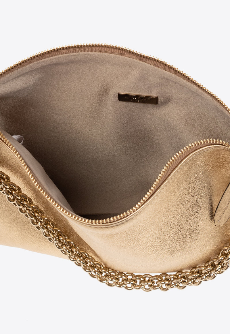 Jimmy Choo Callie Metallic Leather Handbag Gold CALLIE MEA-GOLD