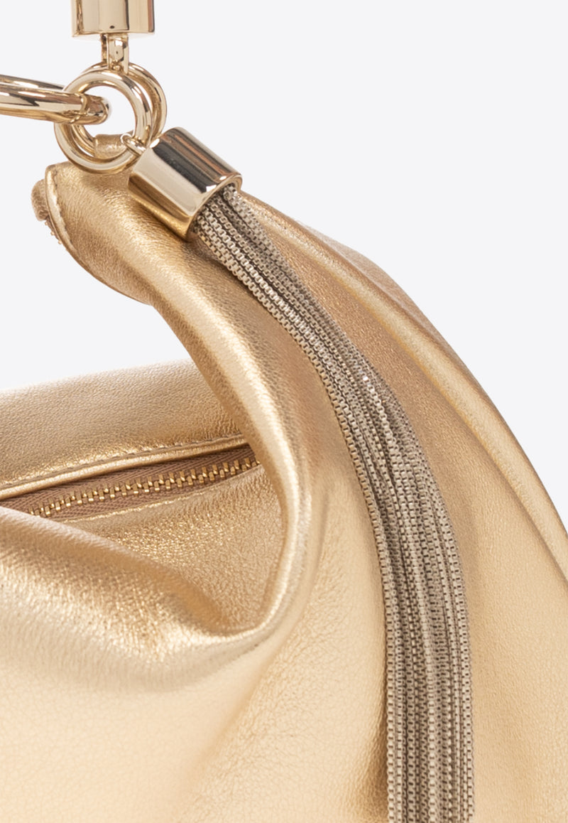 Jimmy Choo Callie Metallic Leather Handbag Gold CALLIE MEA-GOLD