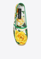 Dolce & Gabbana Rose Print Espadrilles Multicolor CE0119 AR842-HA3VO