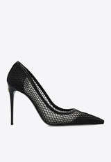 Dolce & Gabbana 110 Openwork Mesh Pumps Black CD1767 AG883-8B956