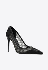 Dolce & Gabbana 110 Openwork Mesh Pumps Black CD1767 AG883-8B956