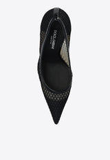 Dolce & Gabbana 110 Openwork Mesh Pumps Black CD1767 AG883-8B956