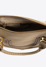 Chloé Small Marcie Leather Shoulder Bag Khaki CHC22AS628 I31-38I