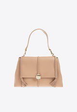 Chloé Large Penelope Grained Leather Shoulder Bag Beige CHC23US566 K15-28U