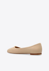 Chloé Marcie Leather Ballet Flats  Beige CHC24S973 H7-6J2