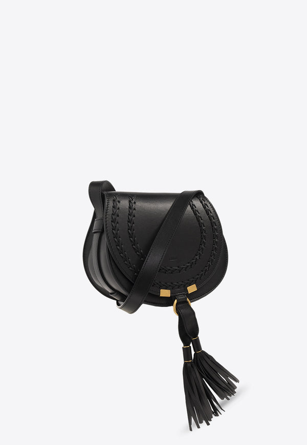 Chloé Marcie Calf Leather Crossbody Bag Black CHC24SS680 M46-001