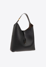 Chloé Marcie Hobo Bag in Grained Leather Black CHC24SS630 I31-001