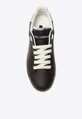 Dolce & Gabbana Portofino Low-Top Sneakers Black CK1587 AH527-8B979