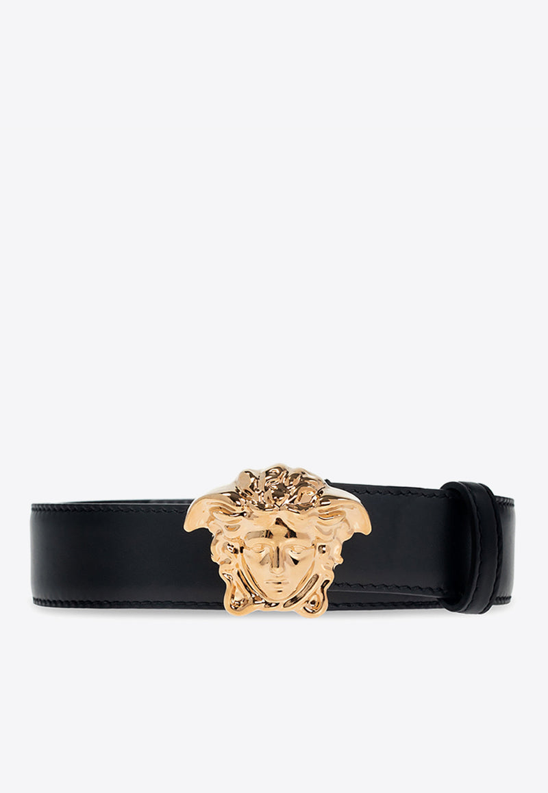 Versace La Medusa Leather Belt Black DCU4747 DVTP1-KVO41