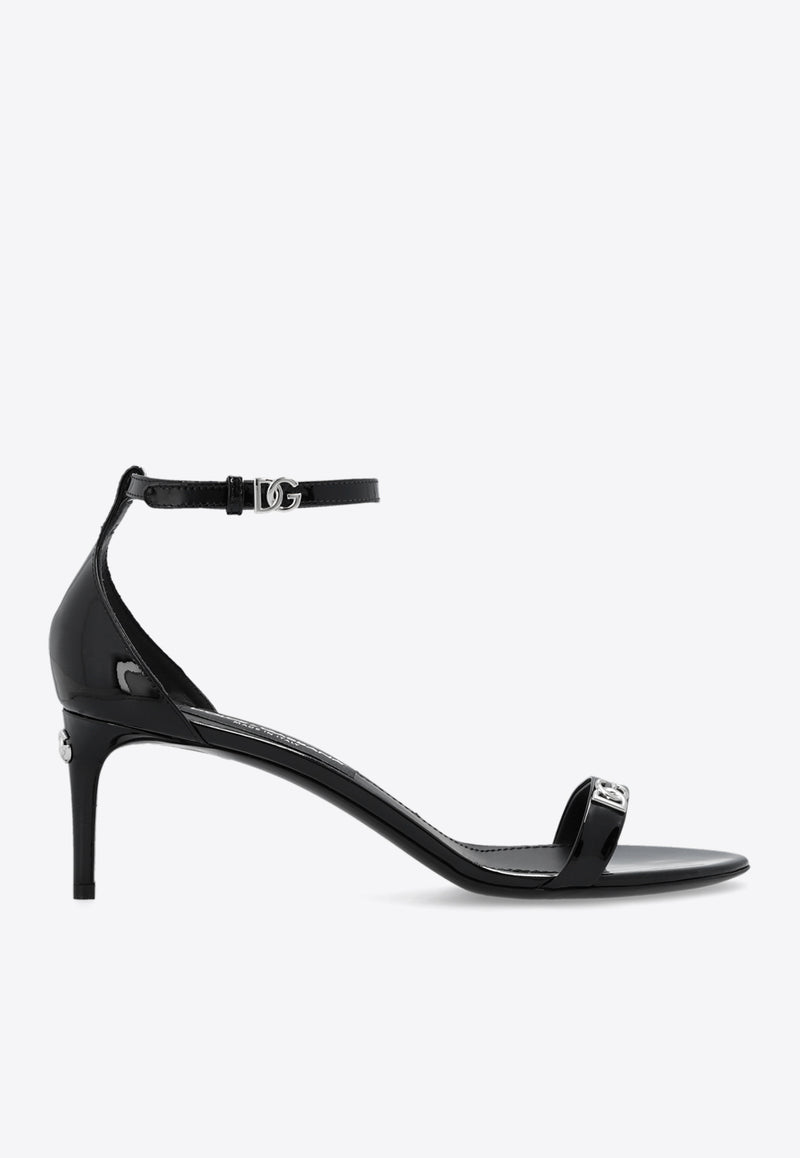 Dolce & Gabbana Keira 60 Patent Leather Sandals Black CR1677 AP622-80999