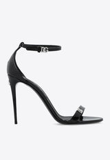 Dolce & Gabbana Keira 105 Patent Leather Sandals Black CR1679 AP622-80999