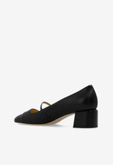 Jimmy Choo Elisa 45 Leather Pumps  Black ELISA 45 PTZ-BLACK BLACK