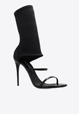 Dolce & Gabbana Keira 105 Cut-Out Leather Sandals Black CR1427 AE860-8B956