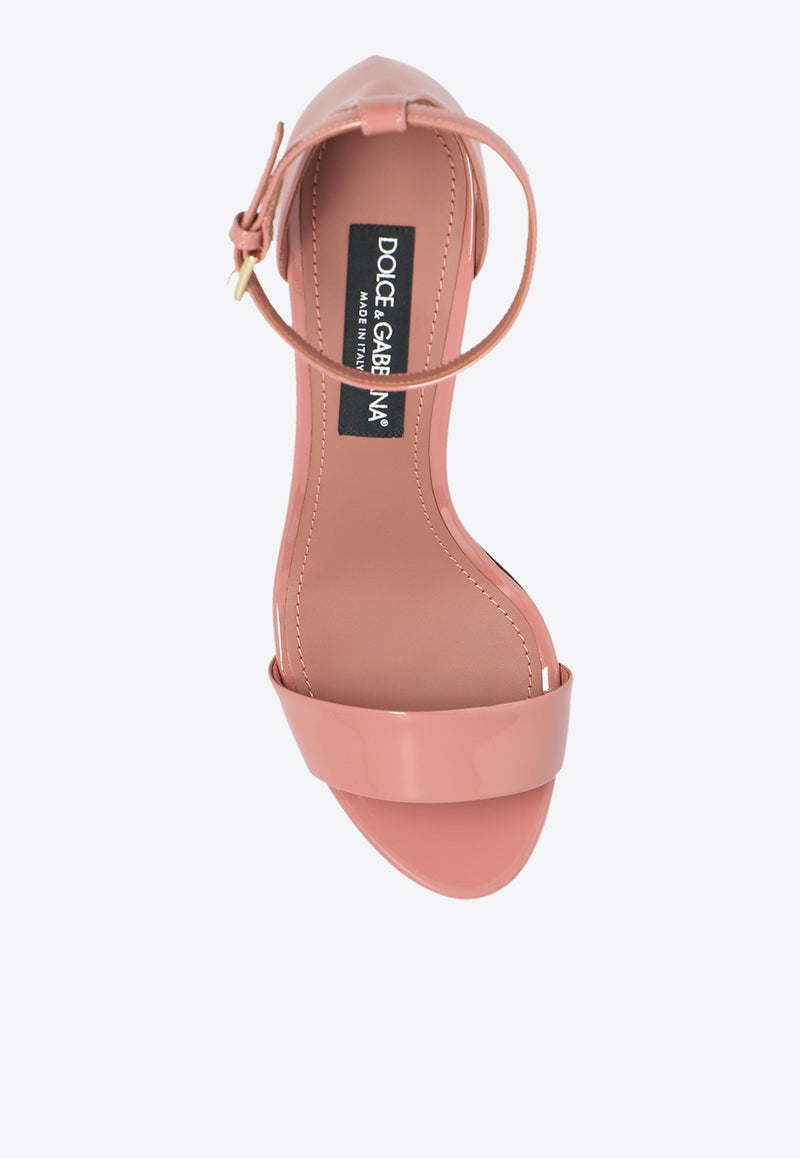 Dolce & Gabbana Keira 60 Patent Leather Sandals Pink CR1693 AN704-8H415