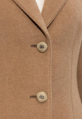 Dolce & Gabbana Single-Breasted Midi Coat Beige F0Q41T FU2L4-M0179