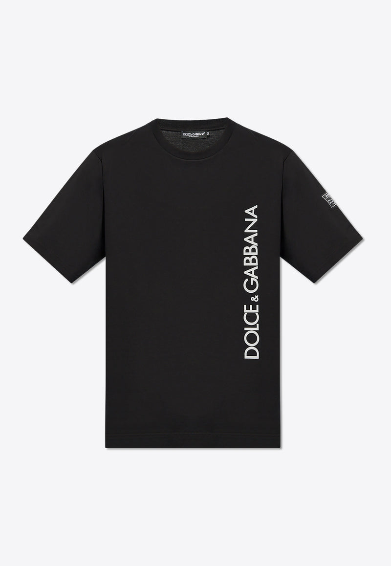 Dolce & Gabbana Logo Print Crewneck T-shirt Black G8PN9T G7M1D-N0000