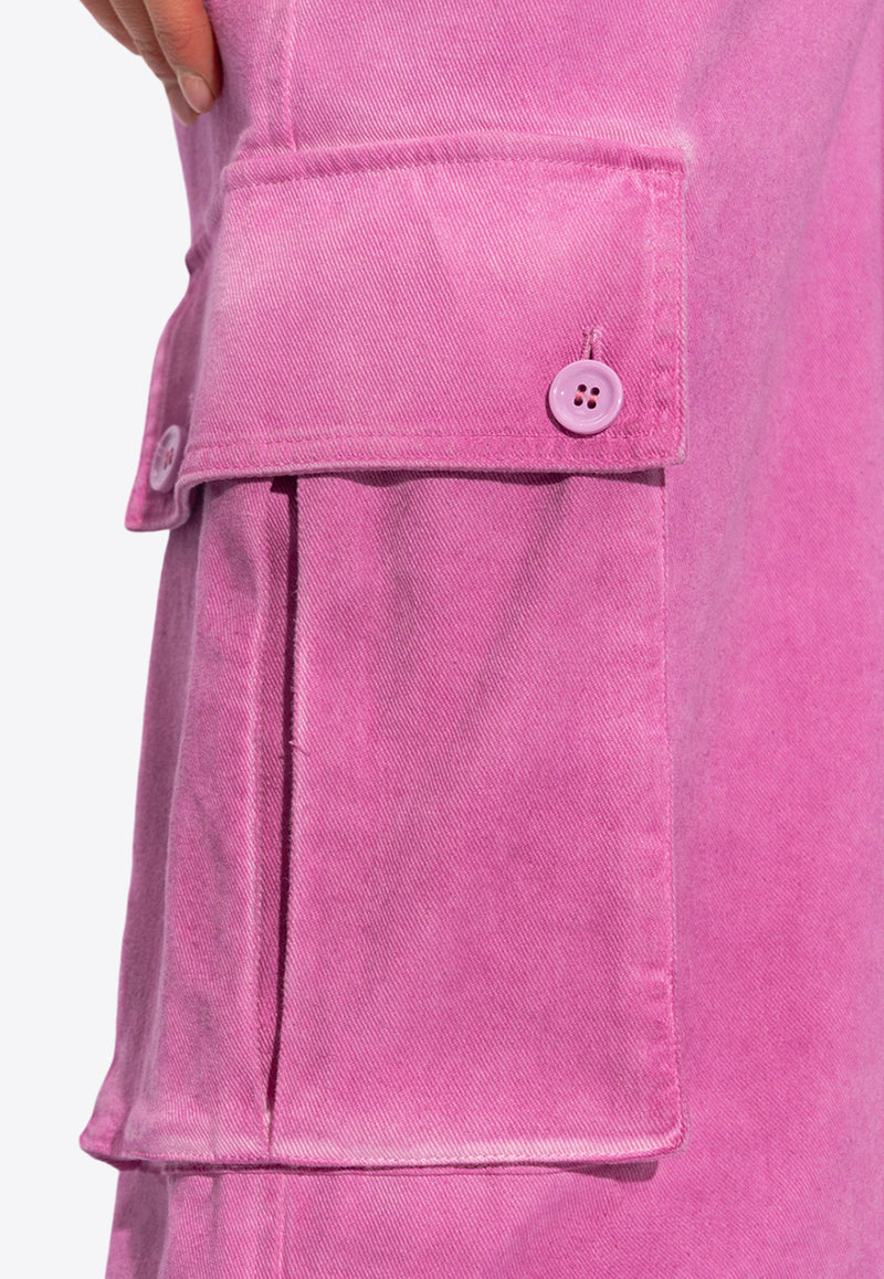 Dolce & Gabbana Straight-Leg Cargo Pants Pink FTC3JT GDCBW-F6747