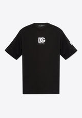 Dolce & Gabbana DG Logo Embroidered T-shirt Black G8PN9Z G7M2F-N0000