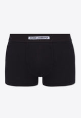 Dolce & Gabbana Logo Waistband Boxers Black M4F37J OUAIG-N0000