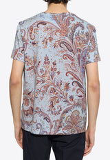 Etro Paisley Print T-shirt Multicolor MRMA0002 AJ054-X0880