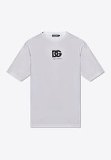 Dolce & Gabbana DG Logo Embroidered T-shirt White G8PN9Z G7M2F-W0800