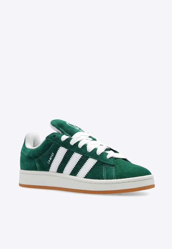 Adidas Originals Campus Low-Top Suede Sneakers Green H03472 F-DRKGRN FTWWHT OWHITE