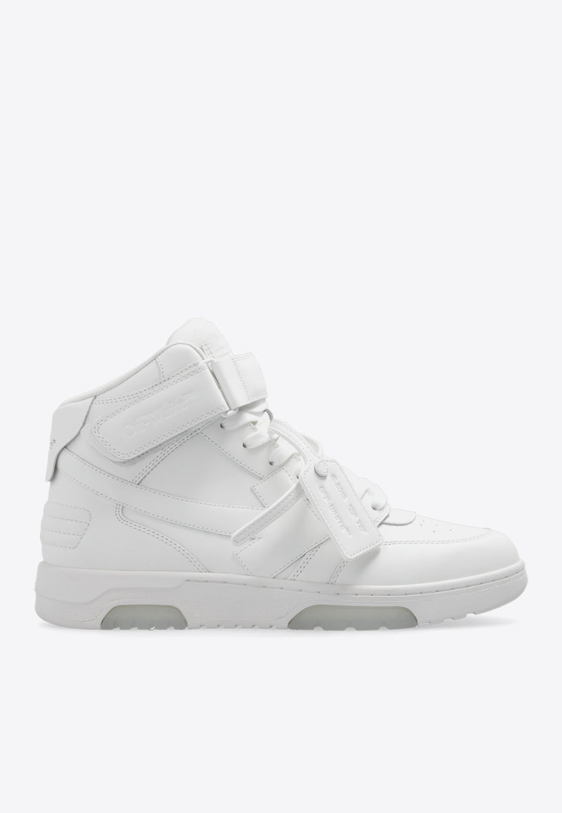 Off-White Out Of Office High-Top Sneakers White OMIA259C99 LEA002-0101