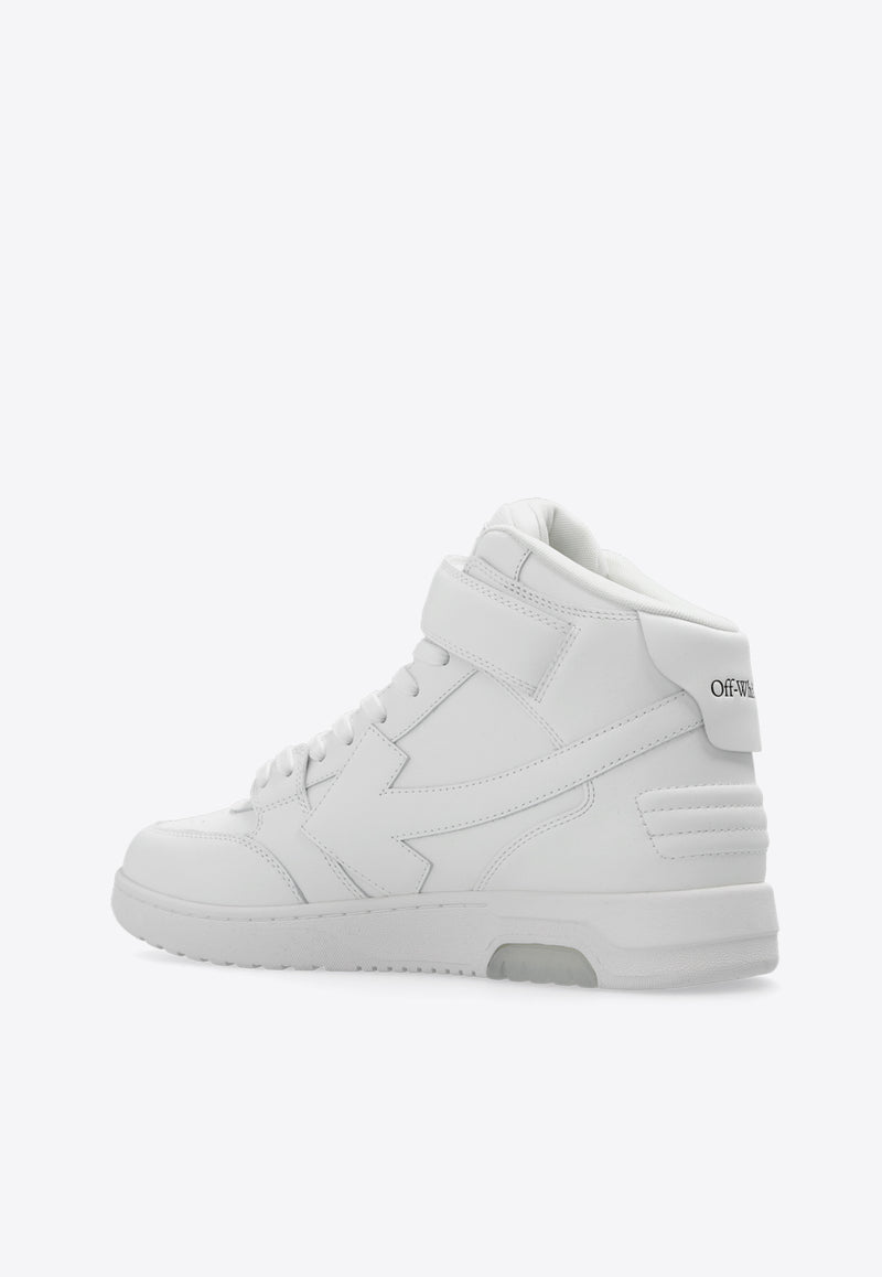 Off-White Out Of Office High-Top Sneakers White OMIA259C99 LEA002-0101