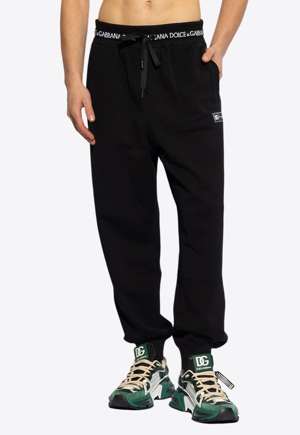 Dolce & Gabbana Logo Print Track Pants Black GV3CXT HU7AL-N0000