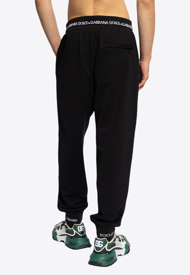 Dolce & Gabbana Logo Print Track Pants Black GV3CXT HU7AL-N0000