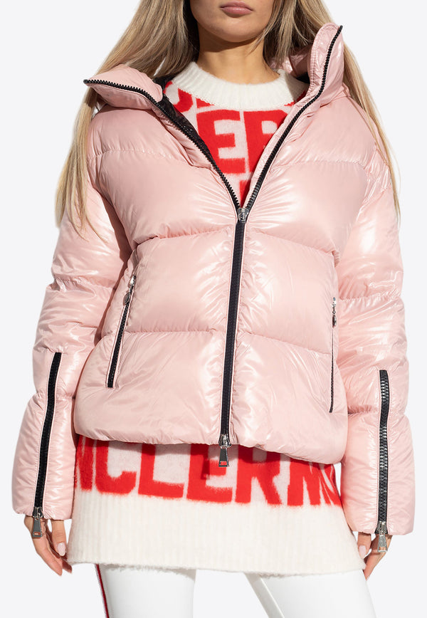 Moncler Huppe Quilted Puffer Jacket Pink I20931A00131 5963V-51A