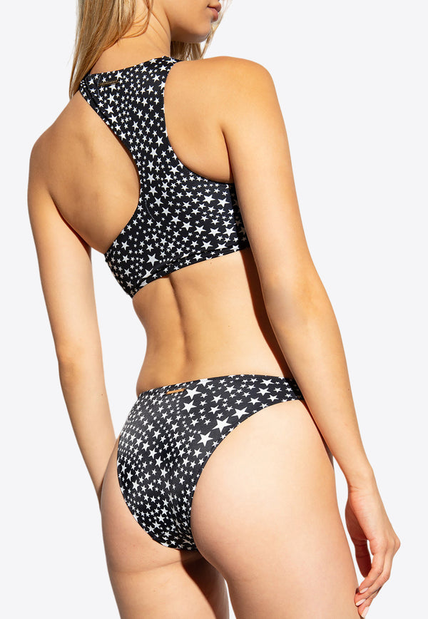 Stella McCartney Stars Print Bikini Bottom Black S7B311930 0-018