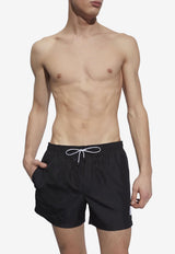 Dolce & Gabbana DG Logo Swim Shorts Black KĄPIELOWE M4F29T FUSFW-N0000