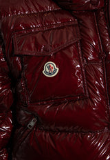 Moncler Karakorum Quilted Down Jacket Burgundy I20931A00183 59607-436