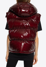 Moncler Karakorum Quilted Down Jacket Burgundy I20931A00183 59607-436