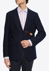 Etro Single-Breasted Jacquard Blazer Navy MRCB0001 99JT502-S9001