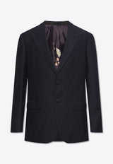 Etro Single-Breasted Jacquard Blazer Black MRCA0008 99TUEF9-B0665