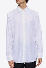 Etro Striped Jacquard Long-Sleeved Shirt White MRIB0001 99TR523-S8450