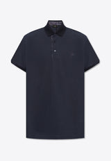 Etro Pegaso Polo T-shirt Navy MRMD0005 AC174-B0665